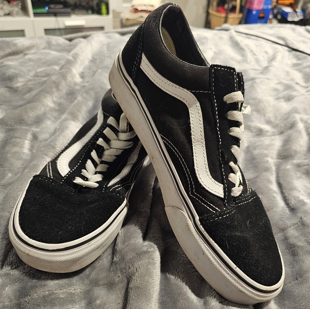 Black and White Sneakers